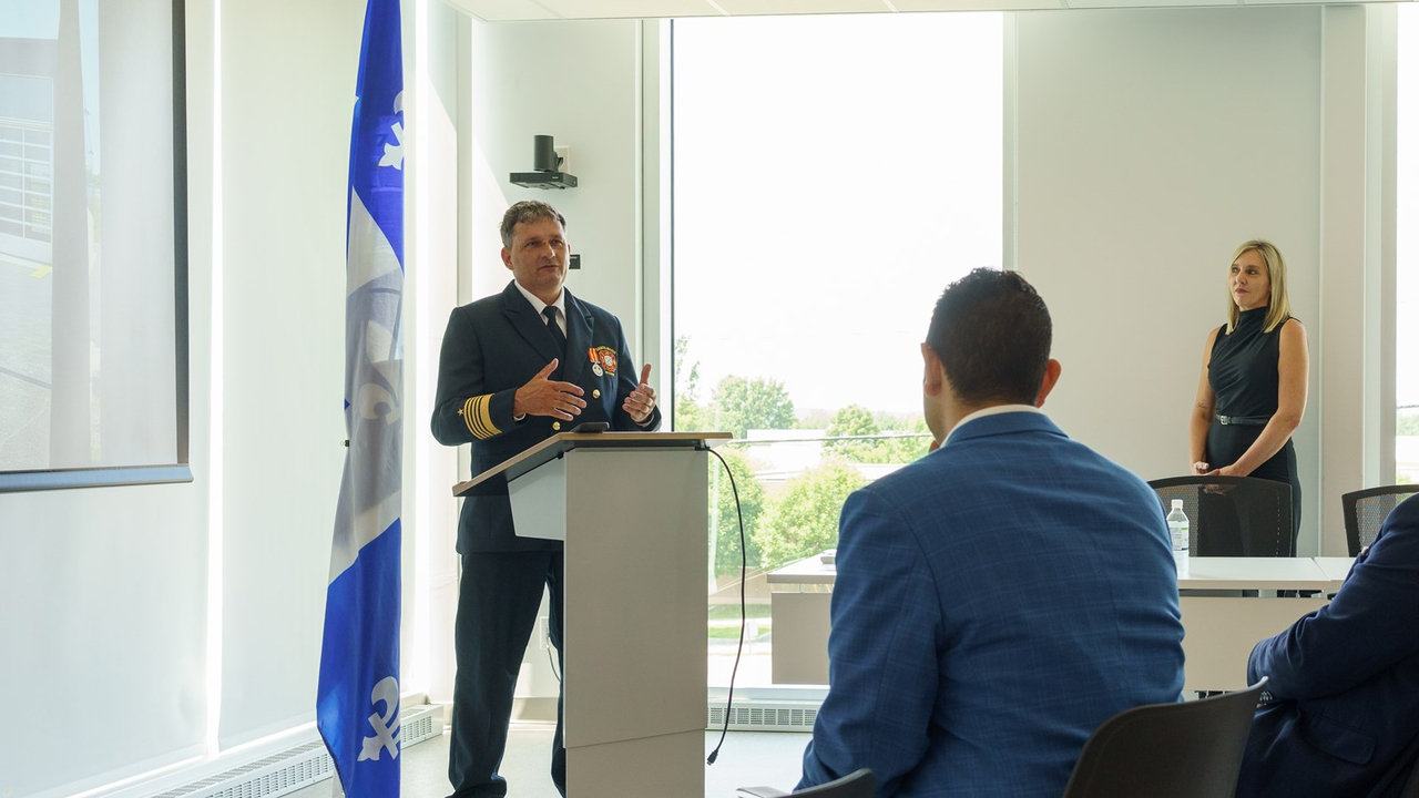 Serge Fecteau, directeur du SSI de Sainte-Marie