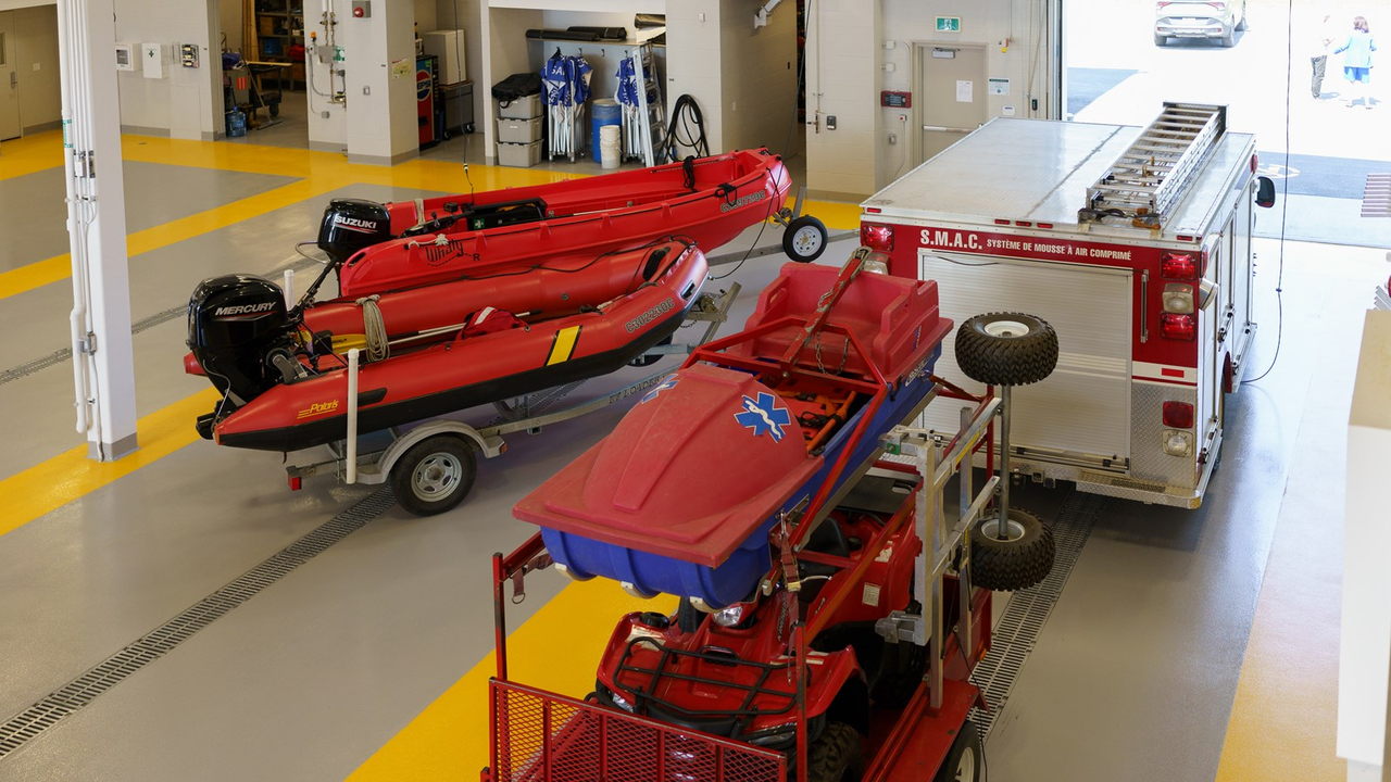 Sainte-Marie inaugure sa nouvelle caserne de pompiers