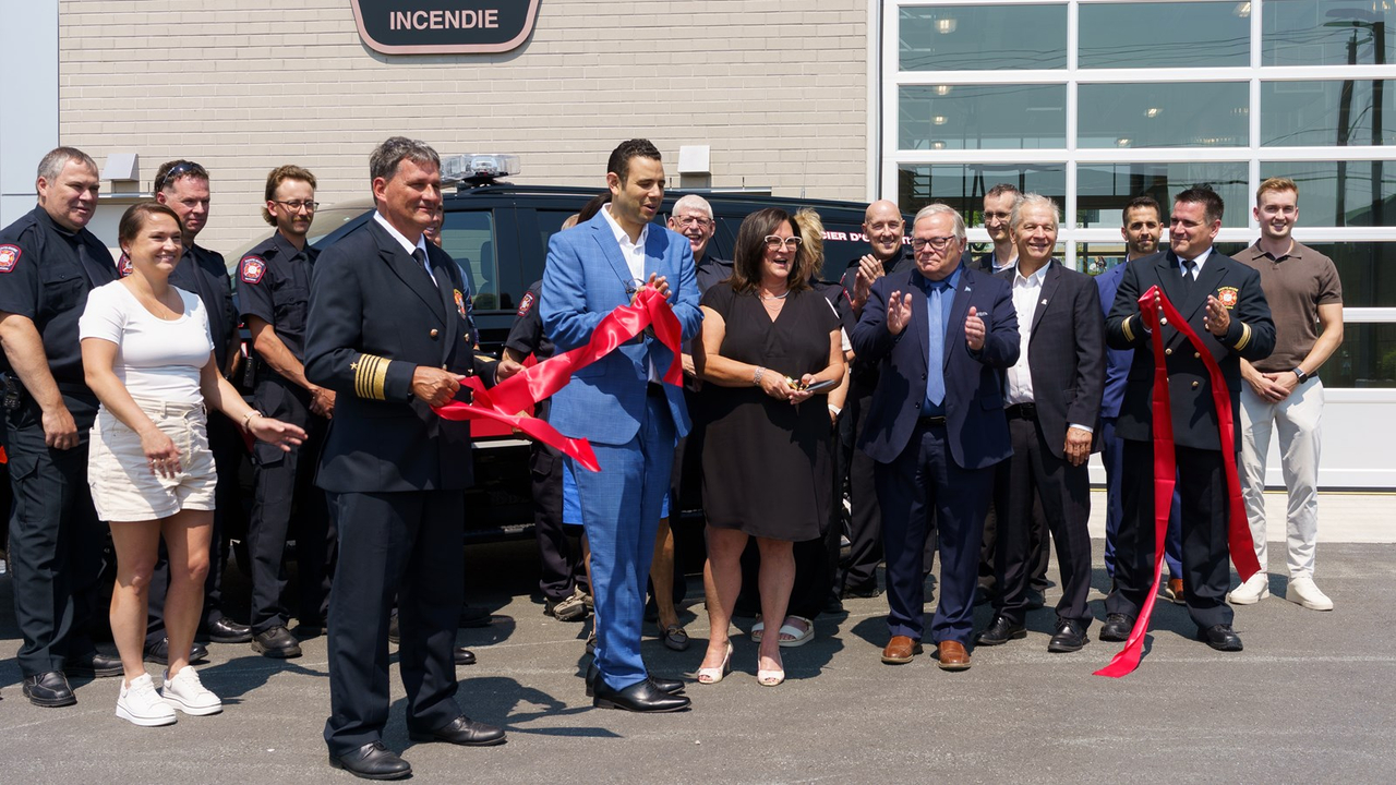 Sainte-Marie inaugure sa nouvelle caserne de pompiers