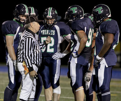 Les Triades de Lanaudière ont remporté une importante victoire de 39-0 contre les Cheminots de Saint-Jérôme le 2 octobre dernier. Photo : André Sirois
