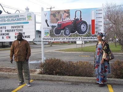 Deux Maliens en visite à Ste-Élisabeth