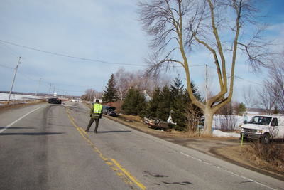 Grave accident sur la route 158