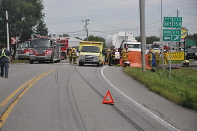 Grave accident sur la 158
