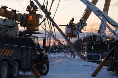 Les vents violents ravagent Lanaudière