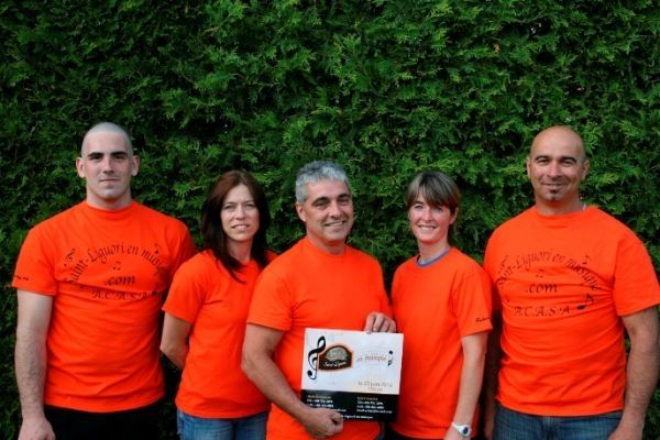 Le comité organisateur de l’évènement : Charles Desrochers, Audrey Perrault, André Venne, Sylvie Gaudet et Alain Desmarais