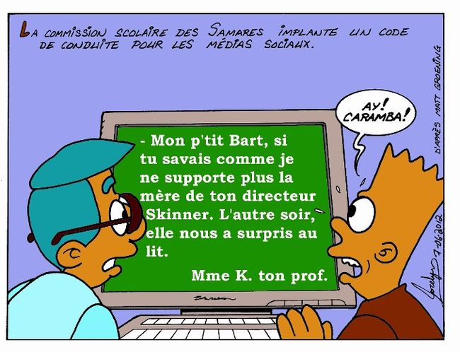 Caricature du 13 juin 2012 du Journal de Joliette