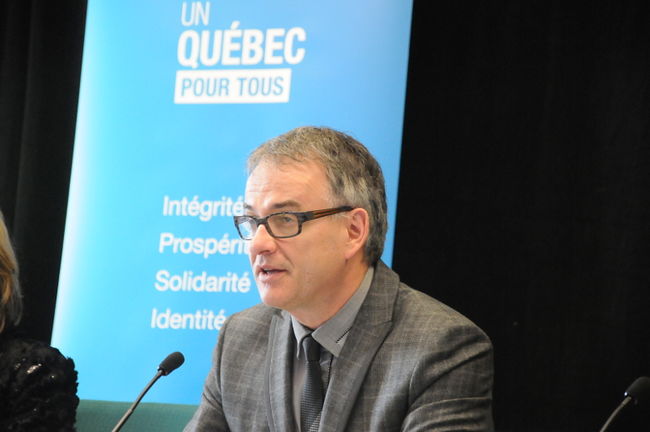 Le ministre de la Santé, Réjean Hébert