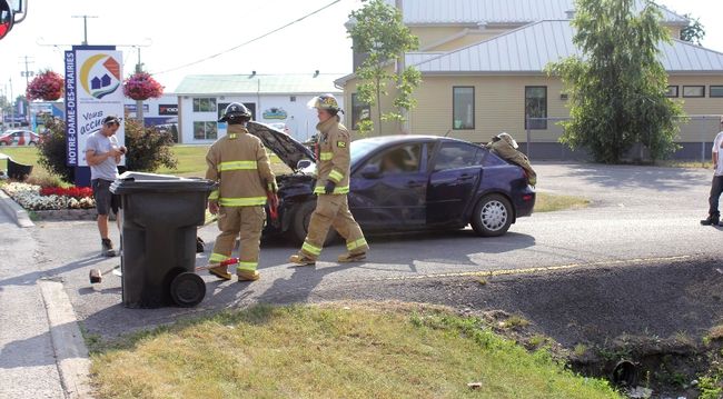 L’accident a fait un blessé léger