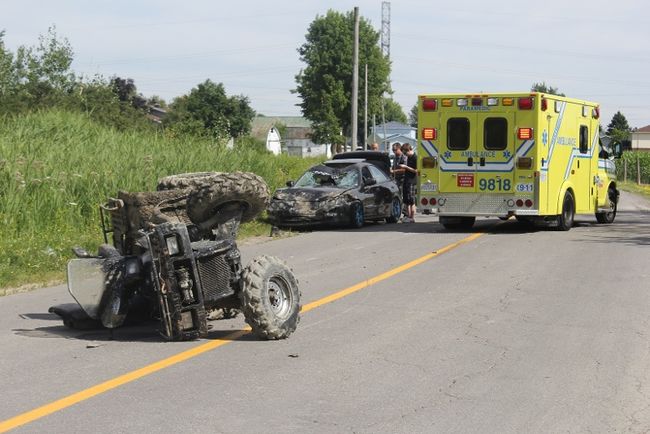 Deux personnes ont été blessées lors d’une collision entre un VTT et un véhicule, le 26 juillet à Saint-Paul.
