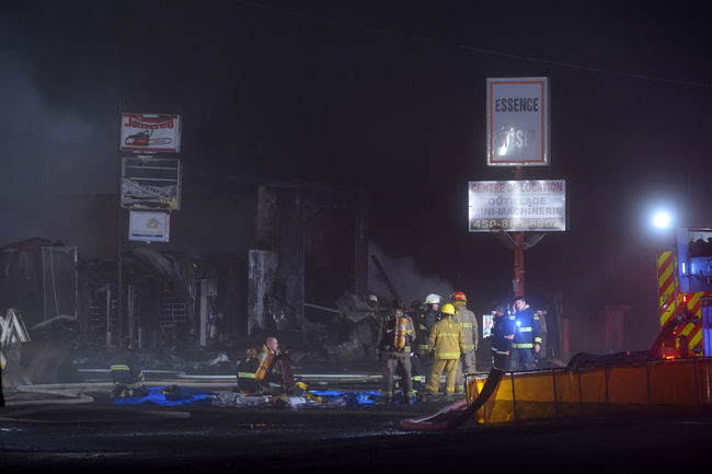 Un incendie ravage un commerce