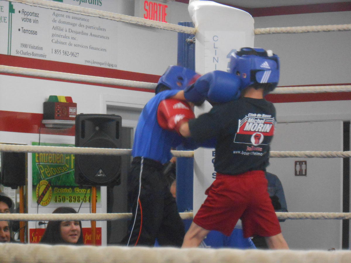 Des combats de mini-boxe ont été présentés.
