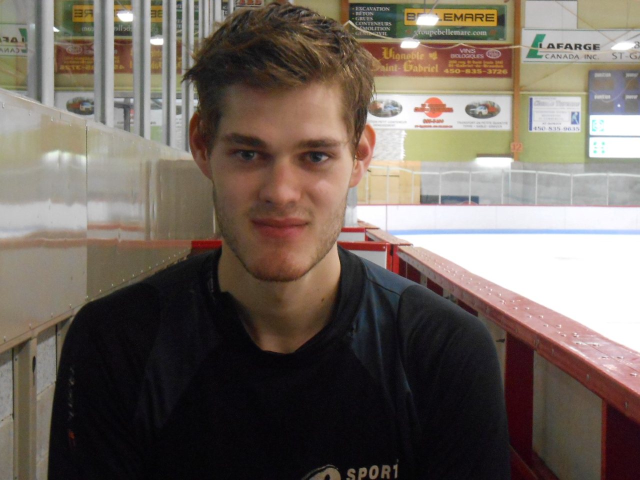Le gardien du Blizzard, Jean-Olivier Bibeau a remporté sa première victoire en carrière.