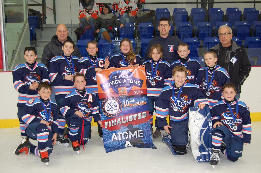 Les Cyclones 1 de Joliette-Crabtree, finaliste de l'atome A