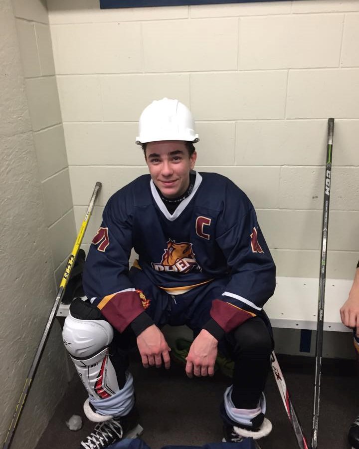 Trois buts pour le capitaine William Laferrière, le 20 février