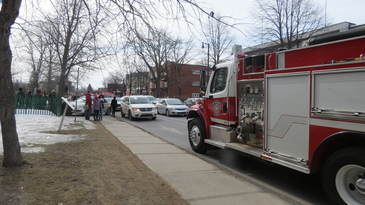 Le cégep évacué à cause d'un incendie