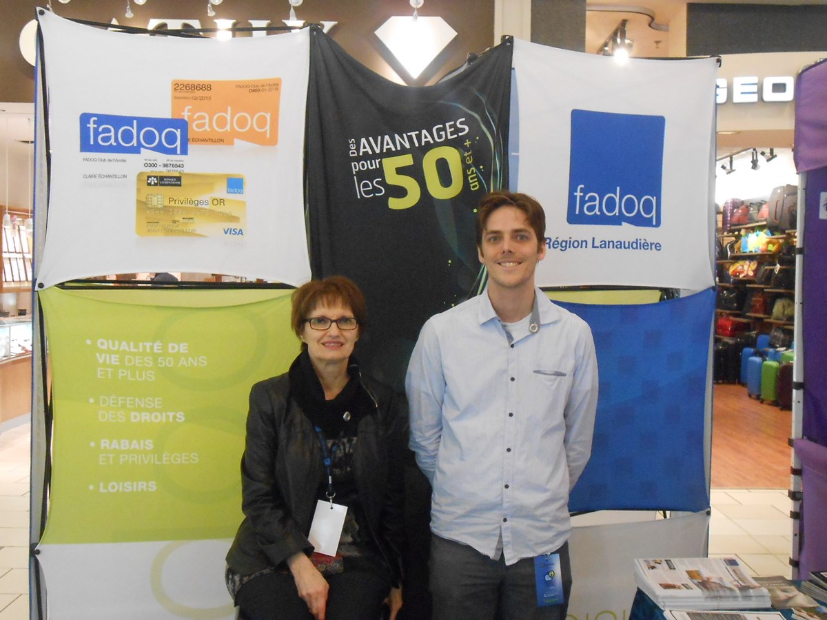 Réseau FADOQ : Dave Ferland-Bérard et Danielle Perreault.