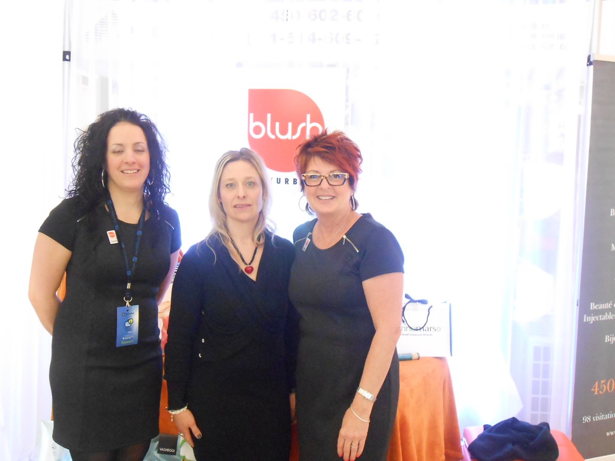 Blush Clinique urbaine : Caroline Deschesne, Marie-Hélène Gauthier et Danièle Malo.