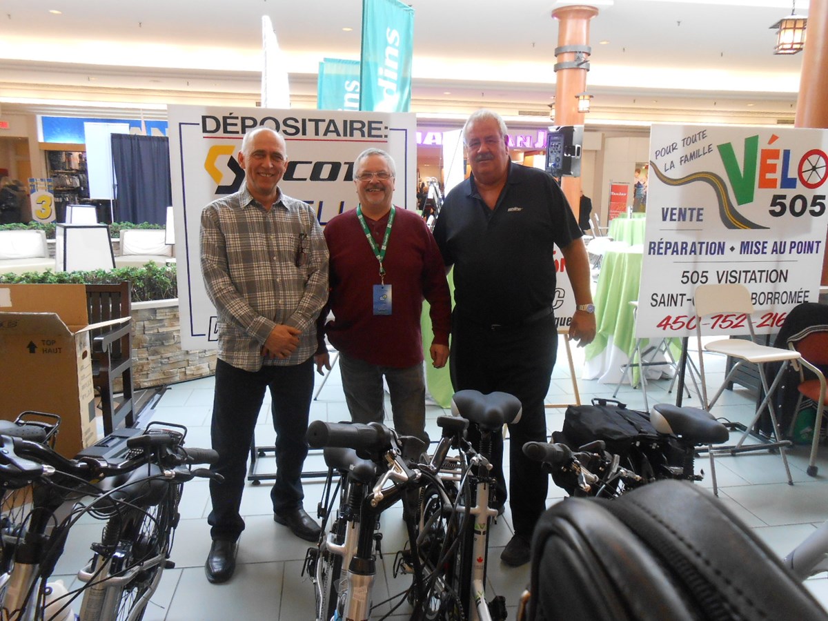 Vélo 505 : Sylvain Roch, Michel Talbot et Luc Robitaille