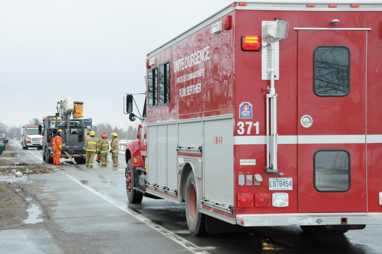 Un accident force la fermeture de la 158 à Saint-Ignace-de-Loyola