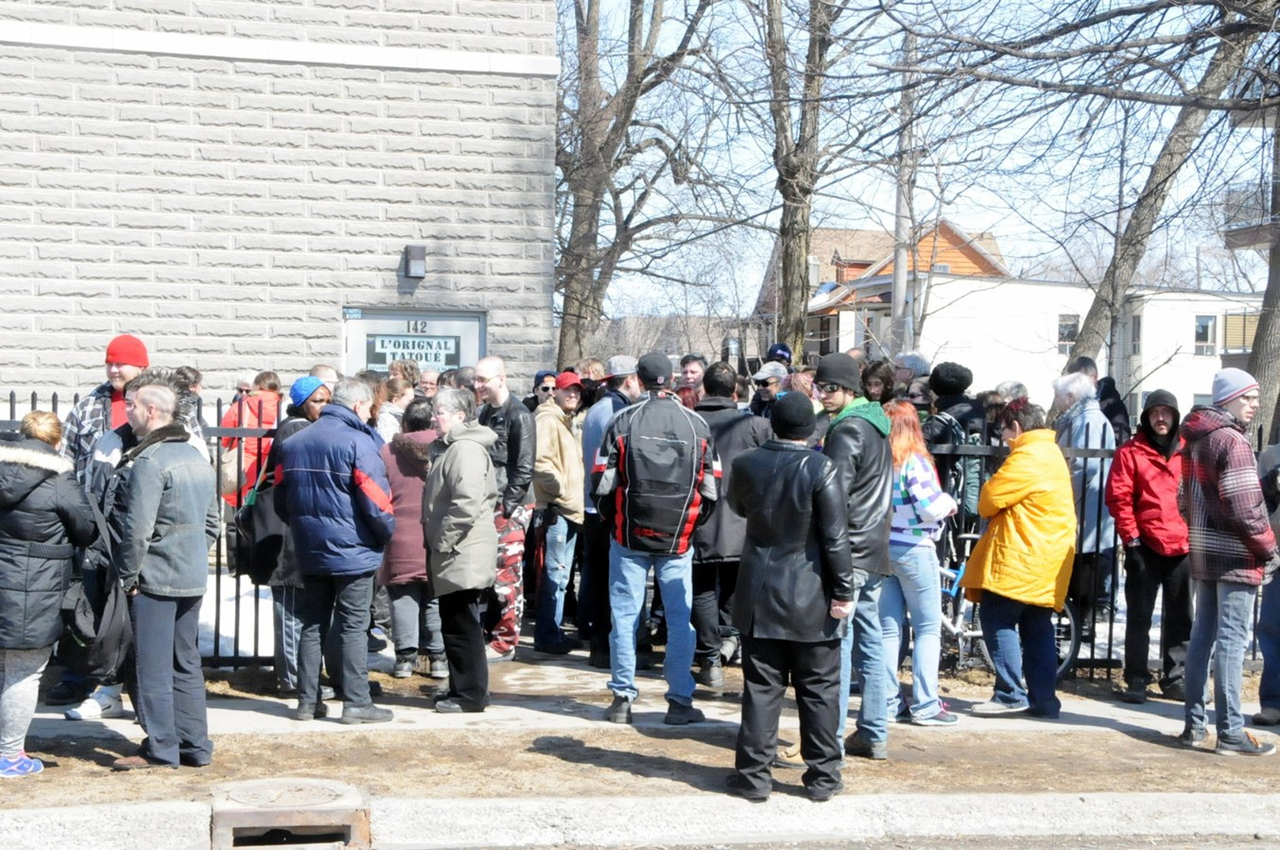 Importante manifestation silencieuse pour sauver l'Orignal Tatoué