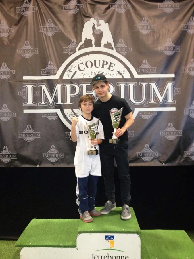 Dylan Walsh et Christopher Tessier ont remporté la Coupe Imperium dans leur catégorie respective.