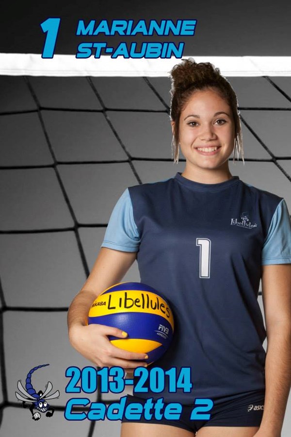 Marianne St-Aubin avec l’équipe Québec des moins de 18 ans