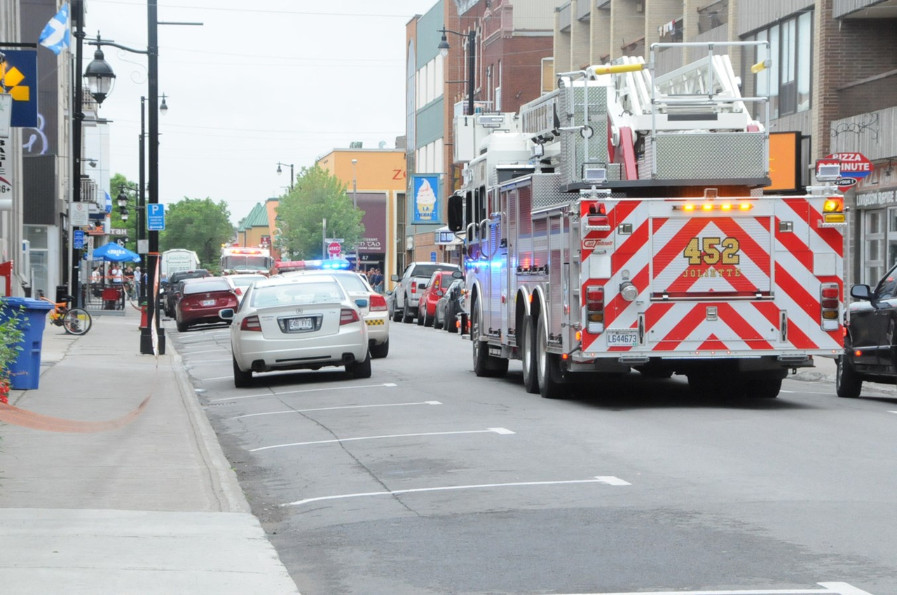 Alerte au colis suspect au centre-ville de Joliette