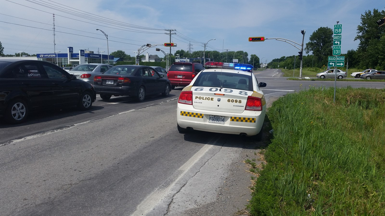 La SQ très présente sur les routes durant les vacances de la construction