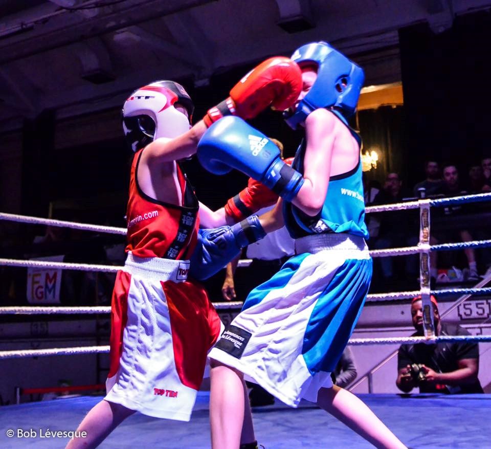 Deux boxeurs du club Michel Morin a un gala proam