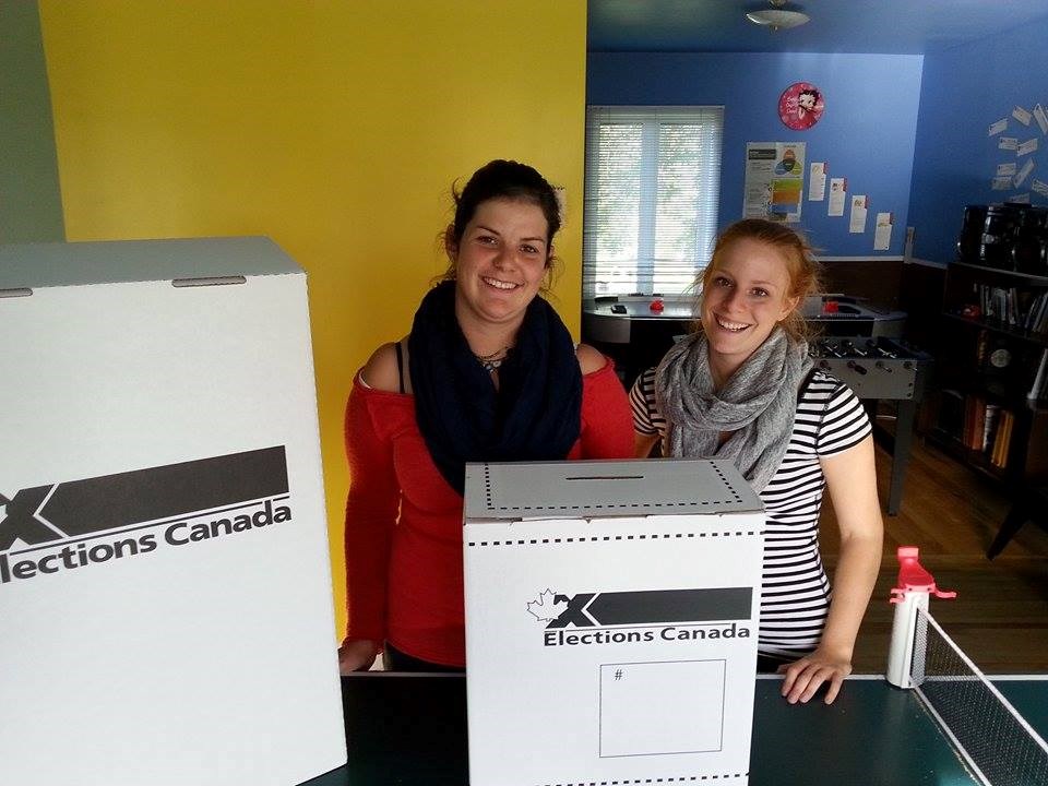 La Maison des Jeunes La Piaule de Joliette invites tous les 12 à 17 ans à venir voter pour les élections Fédérales