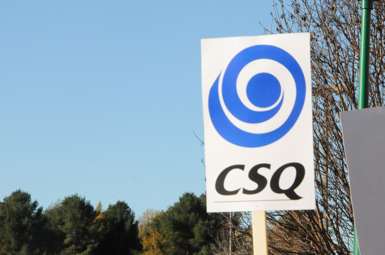 Premier jour de grève des syndicats du front commun