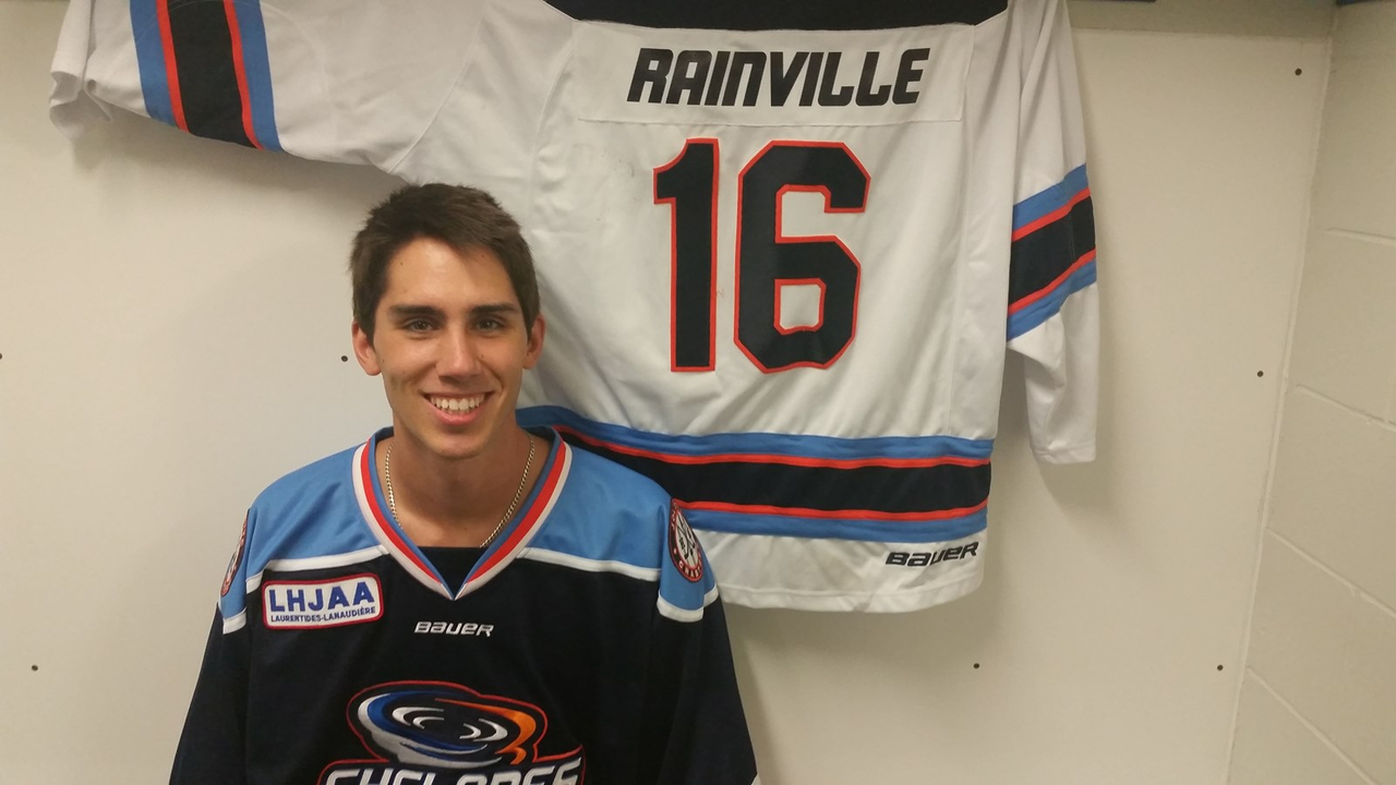 Alexandre Rainville a marqué 4 buts contre Saint-Eustache, le 31 octobre.