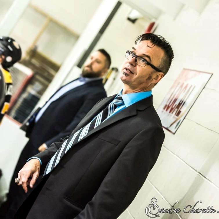 André Gendron (à droite), nouvel entraîneur-adjoint des Sportifs.