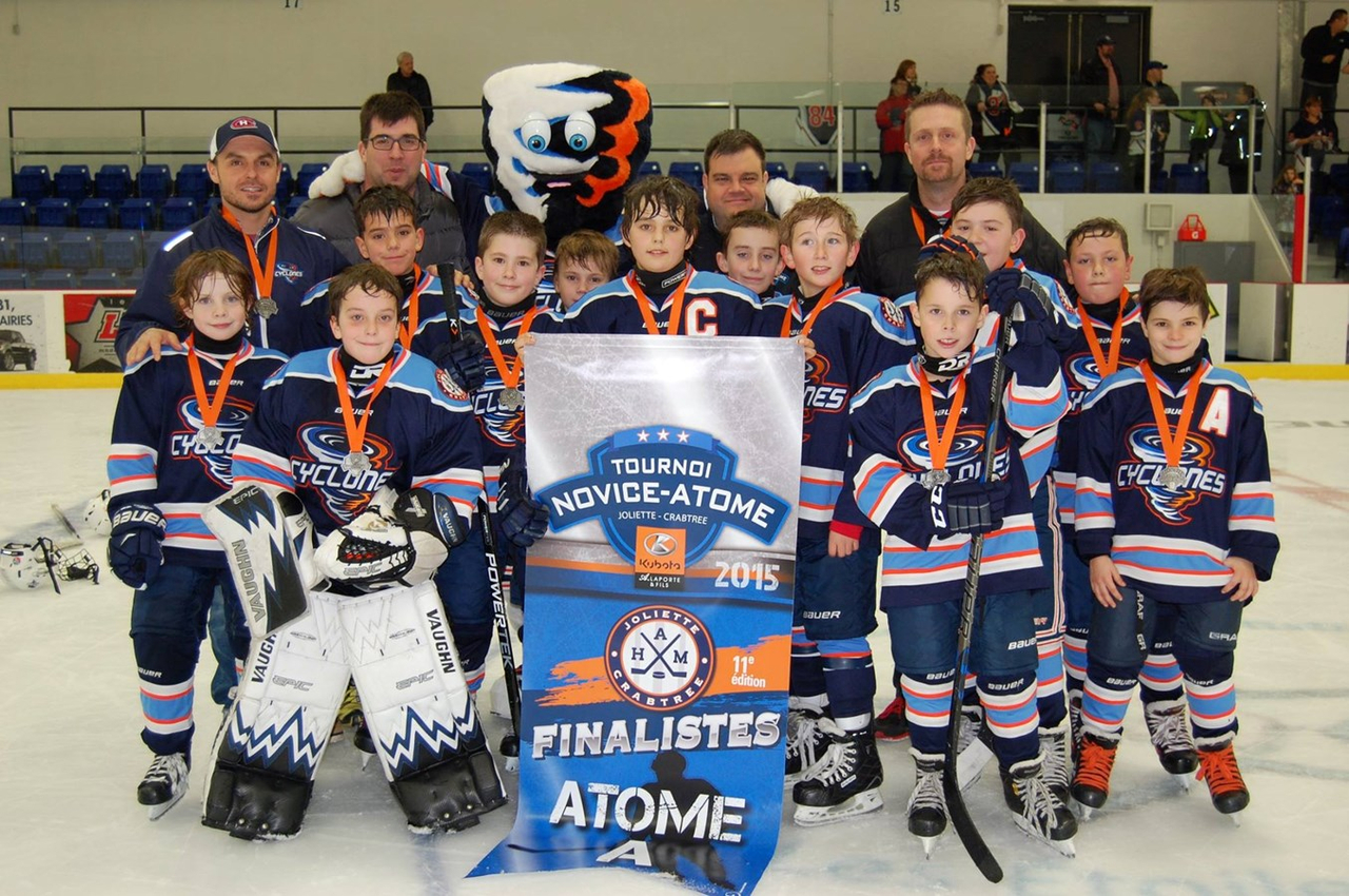 Les Cyclones 2 de Joliette-Crabtree, finalistes de l'atome A.