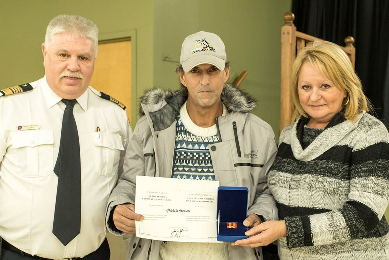 La MRC de d’Autray honore un de ses pompiers