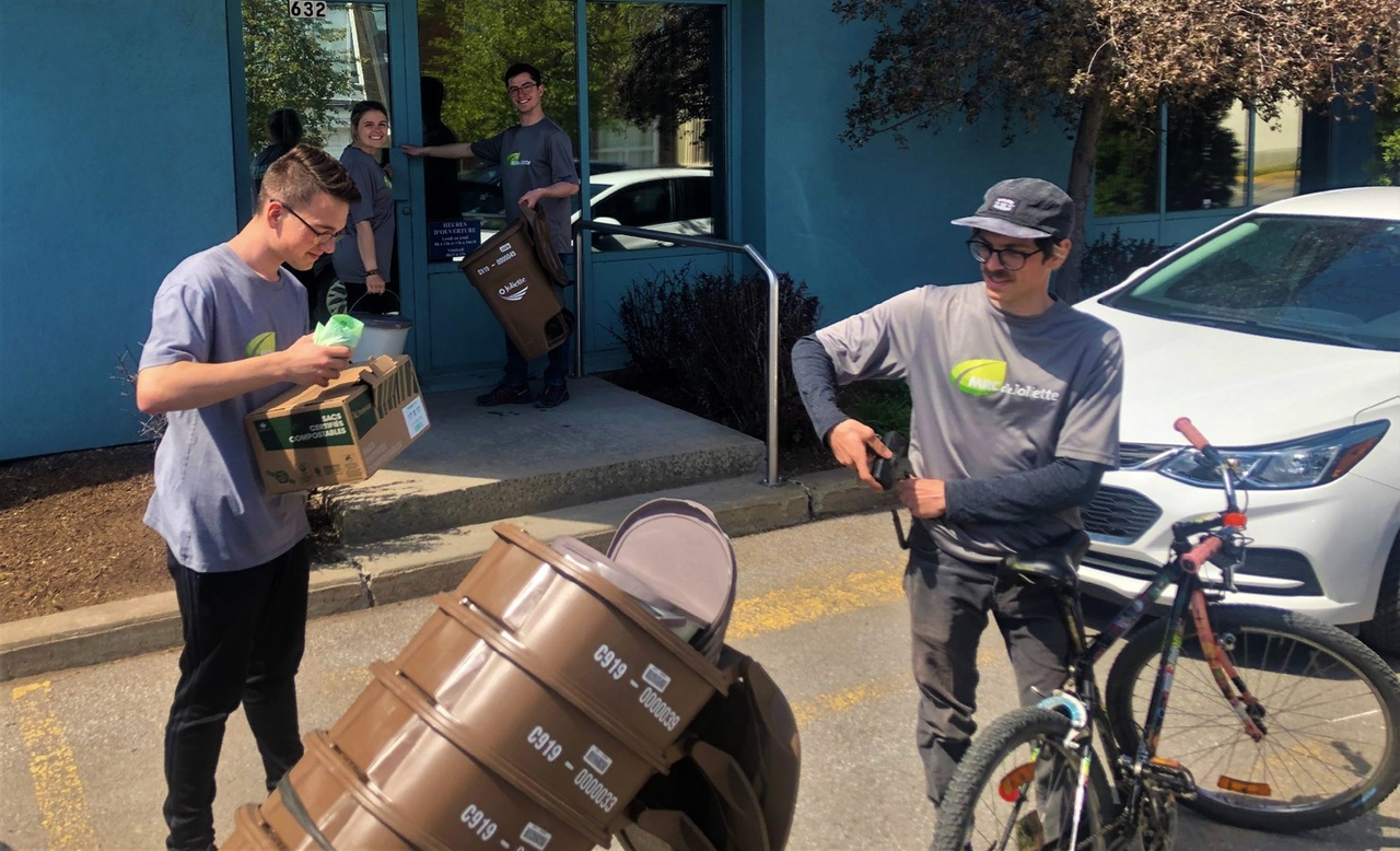 Le centre-ville de Joliette maintenant desservi par la collecte des matières organiques