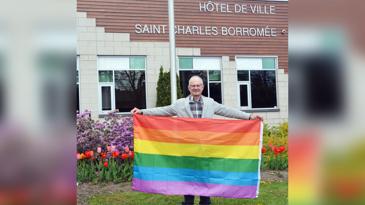 Lutte contre l'homophobie: la Ville de Saint-Charles-Borromée affiche ses couleurs