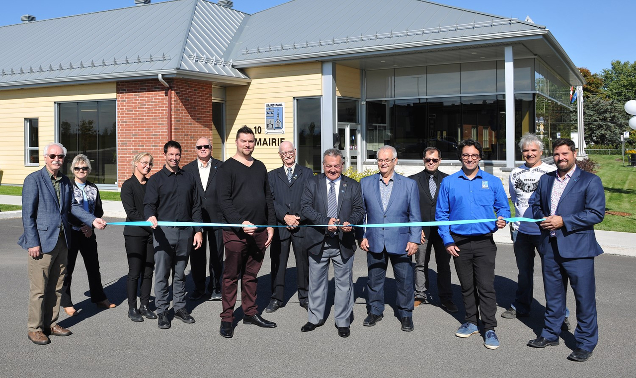 Inauguration de la nouvelle mairie de Saint-Paul