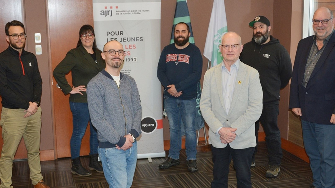 Une entente de 3 ans avec l'Association pour les jeunes de la rue de Joliette
