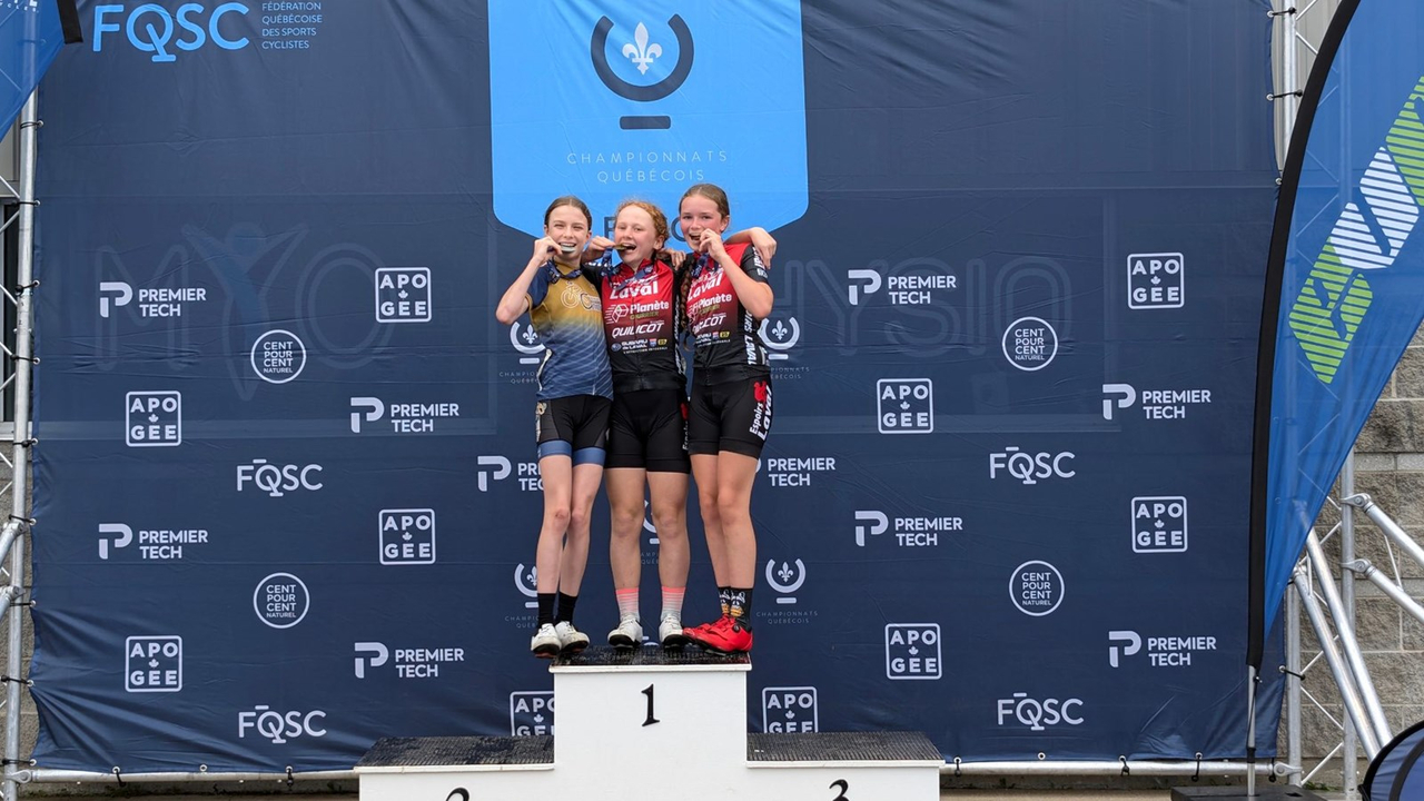 Deux cyclistes de Lanaudière ont atteint le podium aux Championnats québécois sur route
