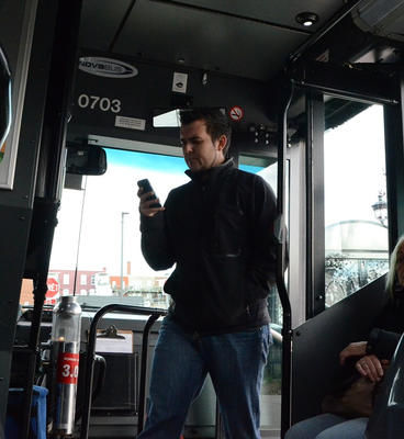 Notre journaliste n'a eu aucun problème à entrer dans l'autobus de la STTR sans payer en plusieurs occasions. Trois-Rivières le 19 octobre 2011. NICOLAS DUCHARME/L'ÉCHO DE TROIS-RIVIÈRES/AGENCE QMI