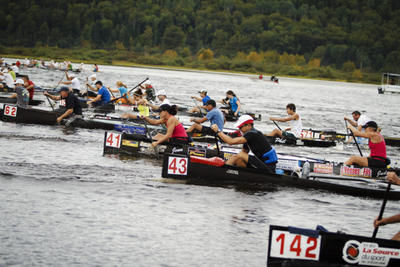 La Classique internationale de canots de la Mauricie. Photo : Hugo Lemieux-Fournier.