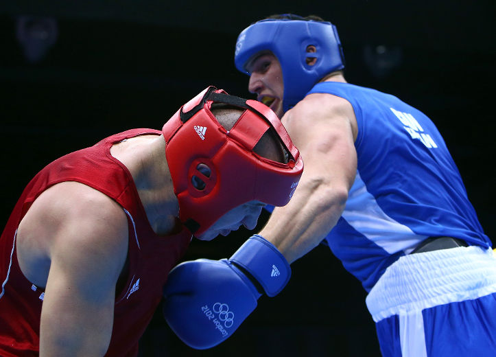 Le Trifluvien Simon Kean s'est incliné contre le Kazakh Ivan Dychko en quarts de finale du tournoi olympique chez les 91 kg et plus.