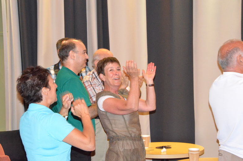 Les proches de Nault en liesse