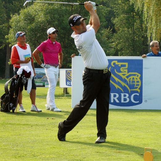 Dave Lévesque a remporté la Coupe RBC-Honda, jeudi.