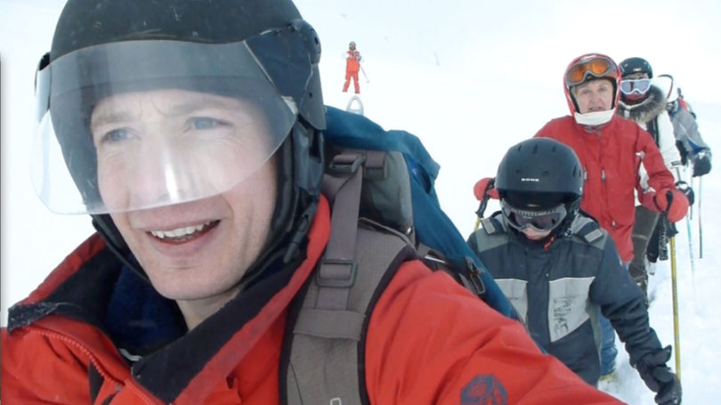 Frédéric Dion est venu au secours de neuf skieurs russes le 12 mars dernier au beau milieu des Alpes françaises.
