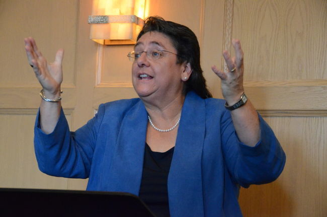 La conseillère du district Marie-de-l’Incarnation, Sylvie Tardif, souhaite devenir mairesse de Trois-Rivières. 