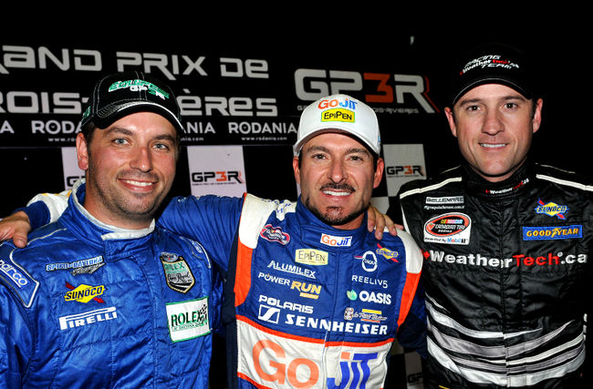 Marc-Antoine Camirand, Alex Tagliani et Louis-Philippe Dumoulin, tous Québécois, seront à la tête de la grille de départ demain. 