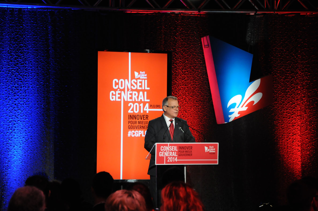 Plus de 700 sympatisants au Conseil général du PLQ à Trois-Rivières