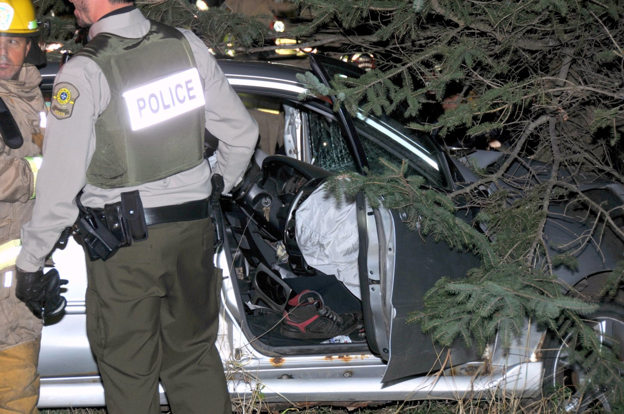 Tout un accident à Sainte-Clotilde-de-Horton en fin de nuit samedi